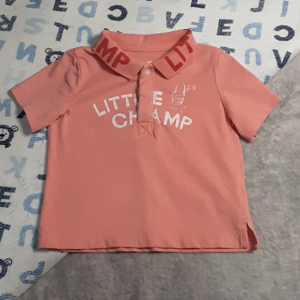 $1 | 6-12m | Joe Fresh | Short Sleeved Polo Shirt